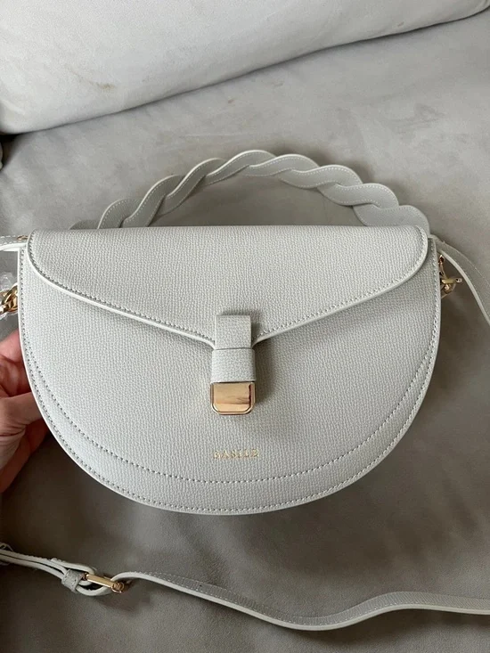 NWT Basile (Maison Rinceau) Le Dianna Shoulder / Crossbody Bag Ivory Color - Picture 2 of 7